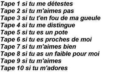 TAPEZ LE CHIFFRE
